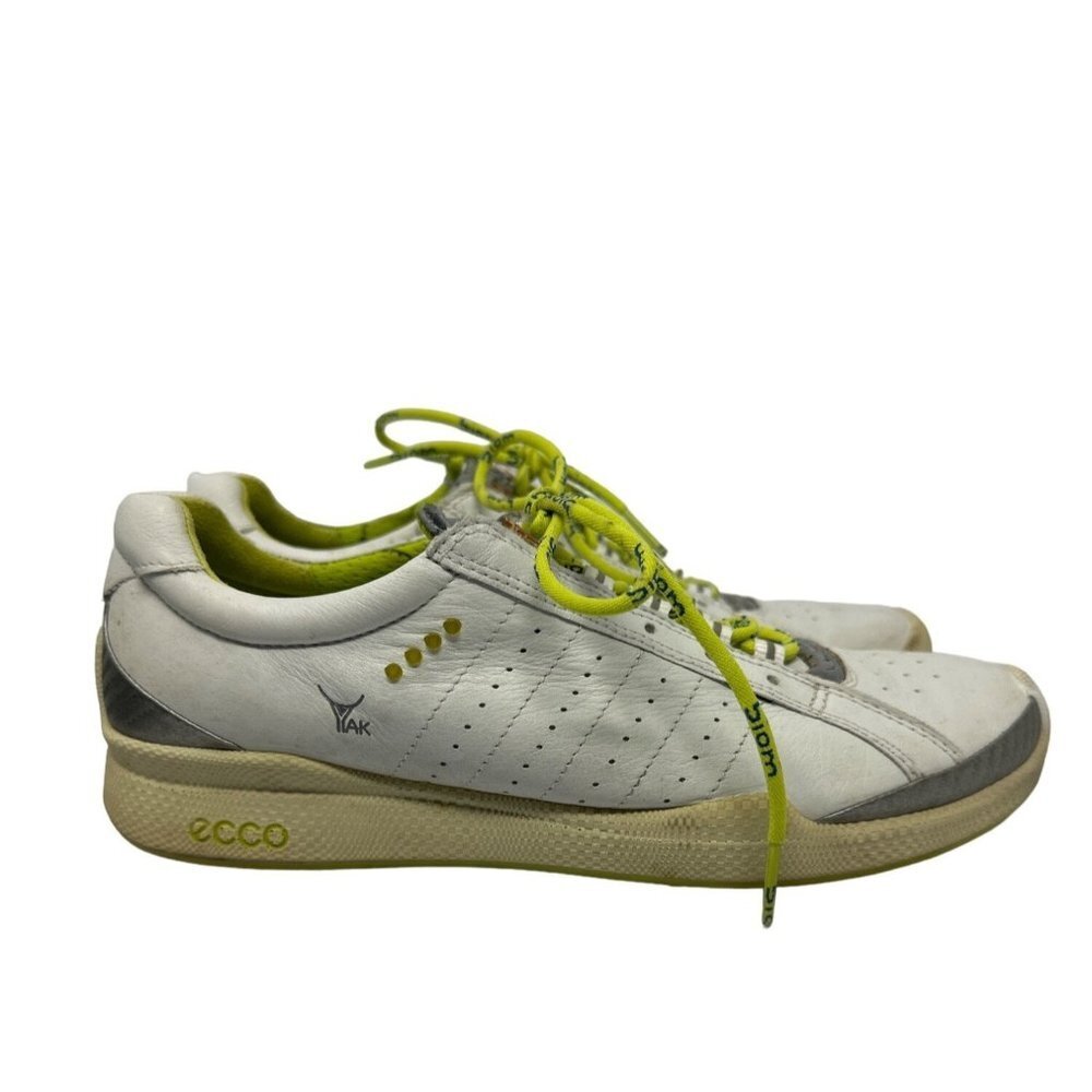 ECCO Biom Hybrid Natural Motion YAK Leather Golf Shoe SPIKELESS Size 38 US 7/7.5